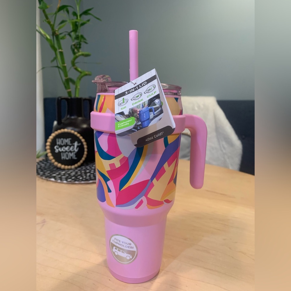 NWT Reduce 40 oz 40 hour cold travel cup in Pink Paradise